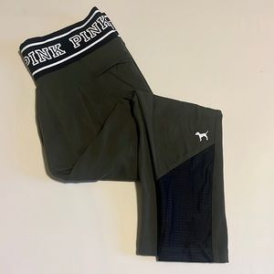 Victorias Secret PINK green yoga pants